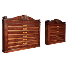 Pair of Containers for Geographical Atlas Henry Thomas Peters (1792-1852) att