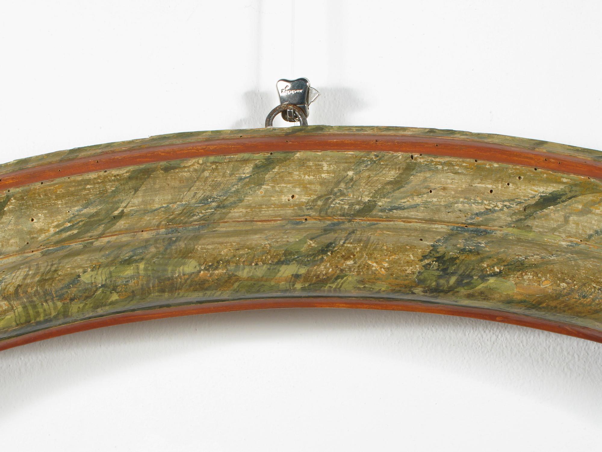 Paar marmorierte ovale Rahmen, Venetien, Louis XIV° (Italian) im Angebot