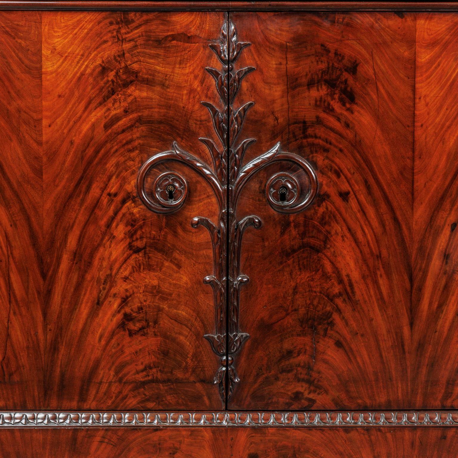 Pair of sideboards Lucchese manufacture second decade of the 19th century For Sale 4