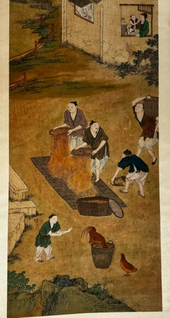 Pair of paintings, China, Qing Dynasty,  18th-19th century