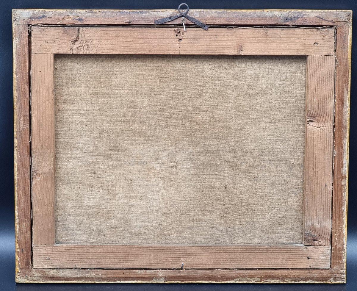 Louis XVI Paire de tableaux : nature morte avec fruits dans des cadres plaqués argent, fin du 18e siècle en vente
