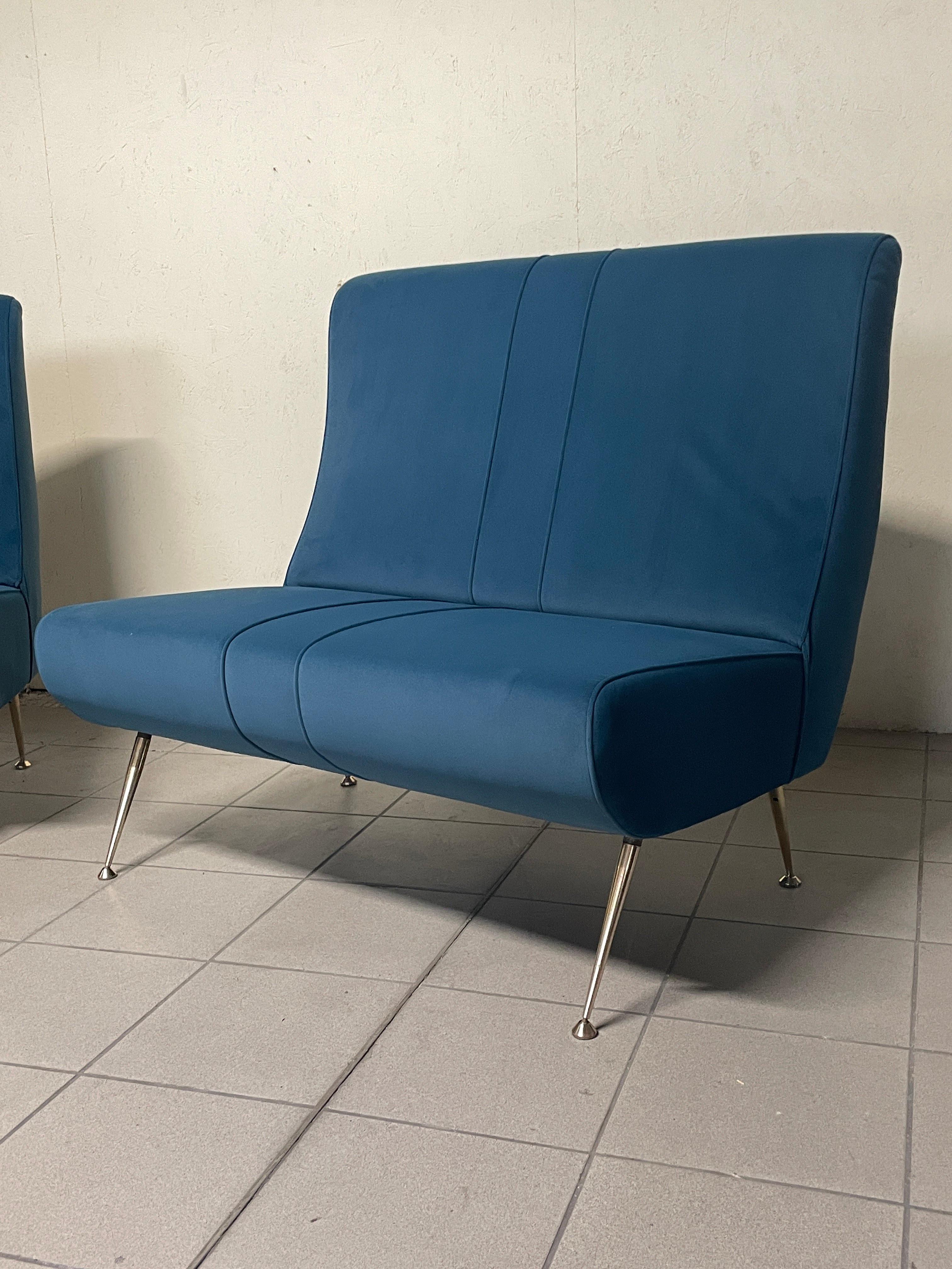 Coppia di divanetti anni '50 (Italian) im Angebot