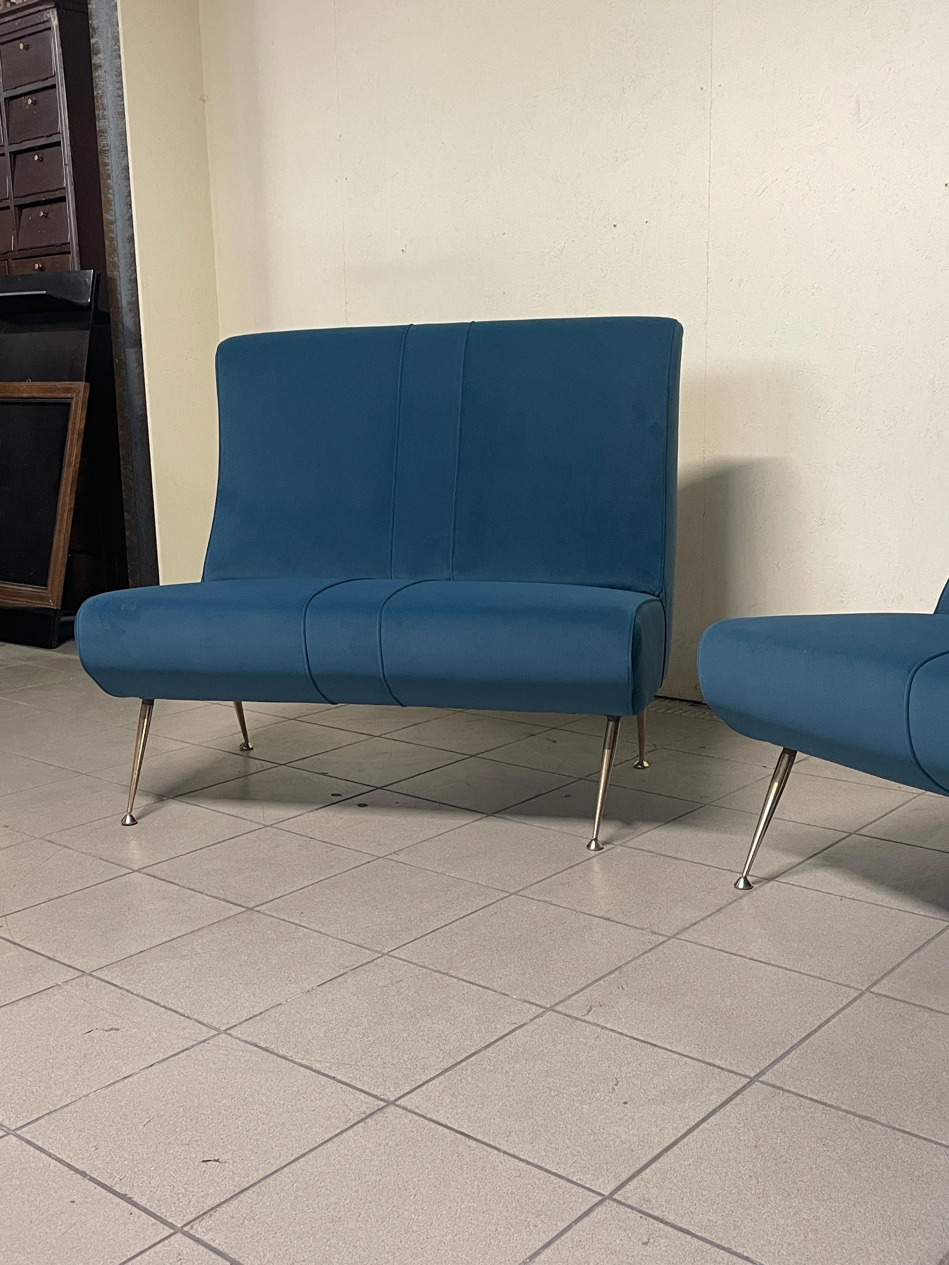 Coppia di divanetti anni '50 im Zustand „Hervorragend“ im Angebot in SAN PIETRO MOSEZZO, NO