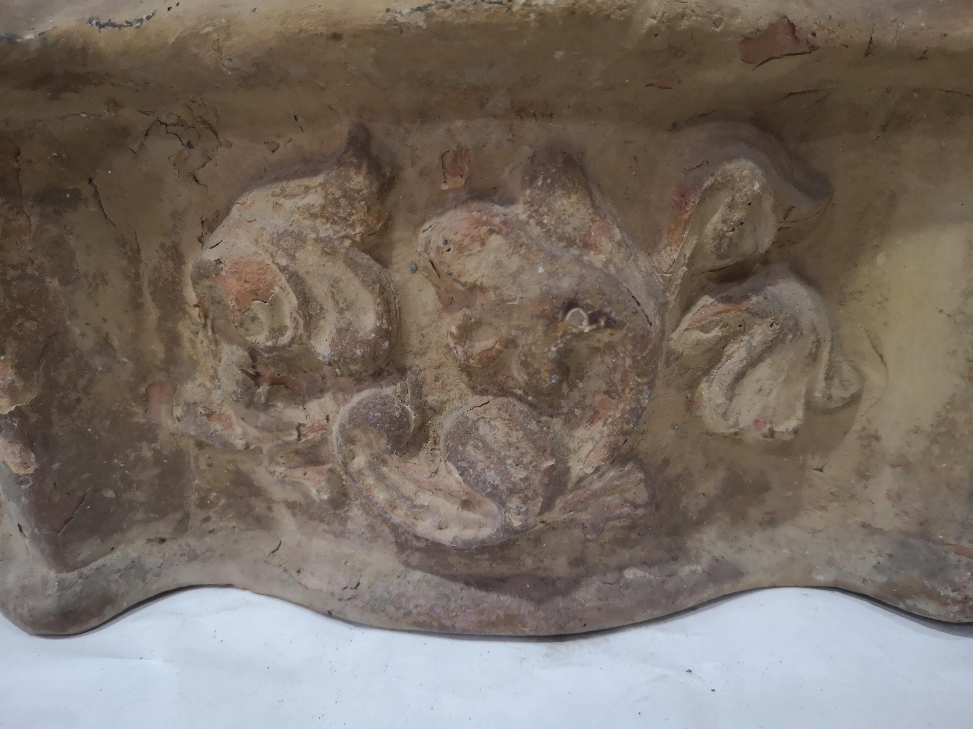 Coppia di Fioriere Siciliane in Terracotta metà 800 in vendita 2