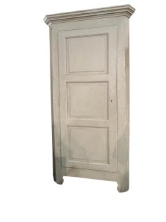 Pair of large lacquered angoliere, early 1800s, Italian.