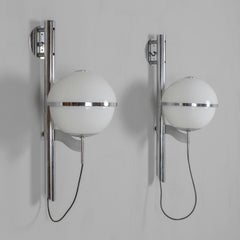 Coppia di grandi applique mod. Pusicona, Artemide 1970