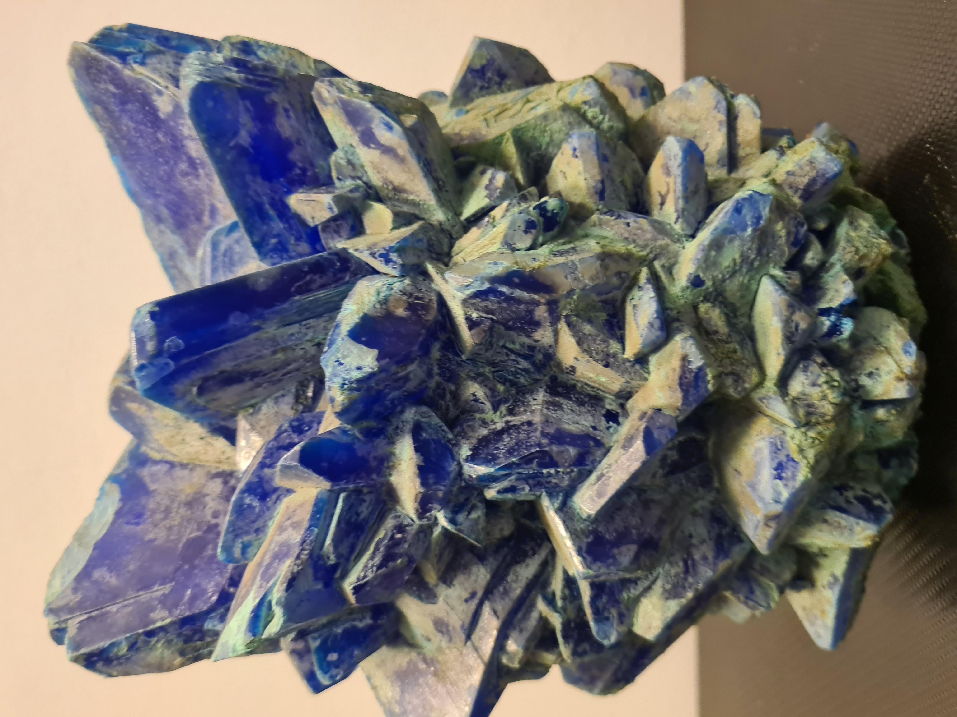 Pair of Large Calcantite Minerals For Sale 10