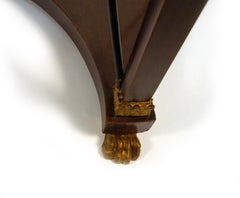 Coppia di gueridon in mogano, di gusto Impero, inizio XX secolo