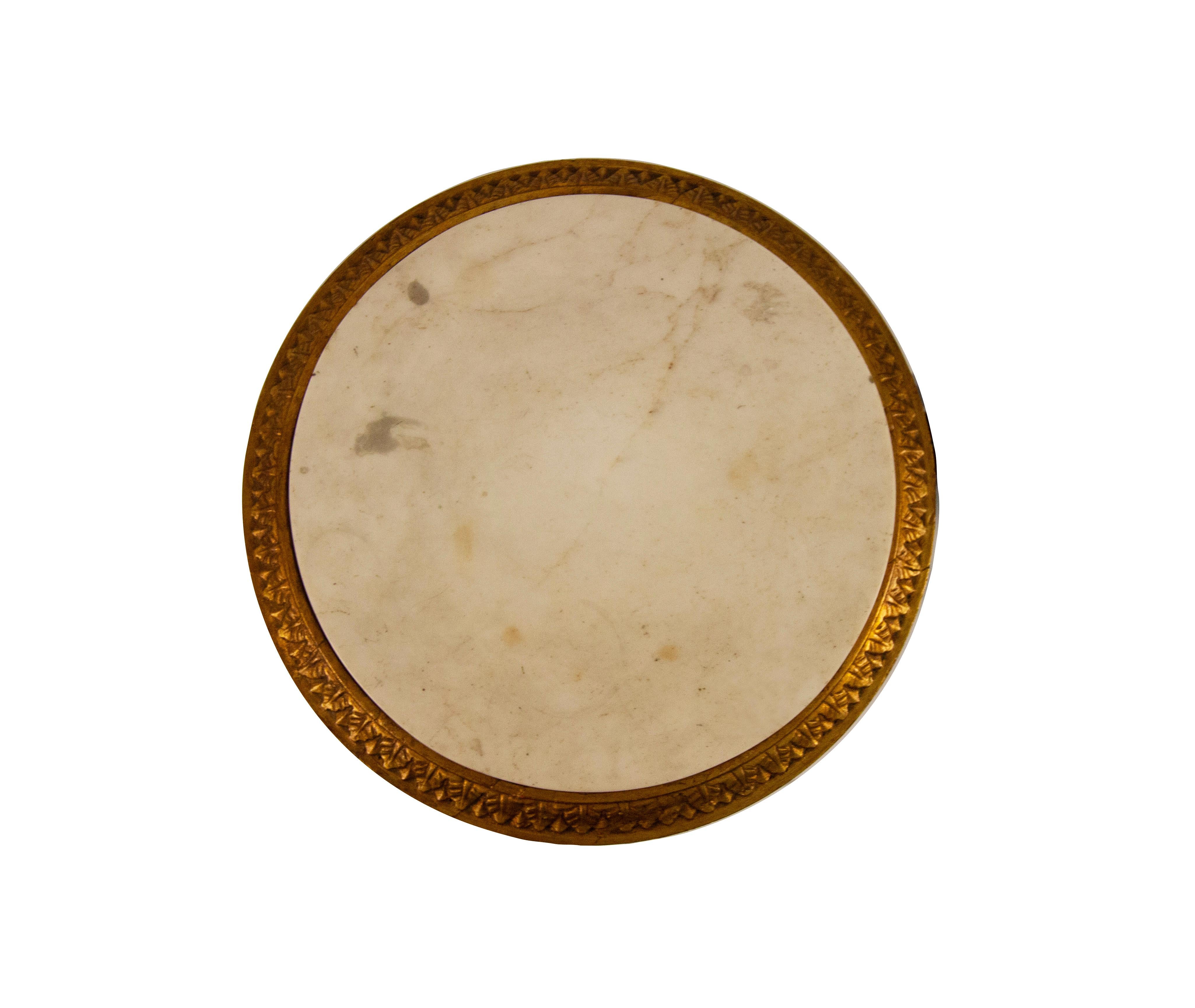 Italiano Coppia di gueridon in mogano, di gusto Impero, inizio XX secolo in vendita