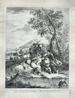 Pair of intaglio engravings - Francesco Zuccarelli / Joseph Wagner - Venez
