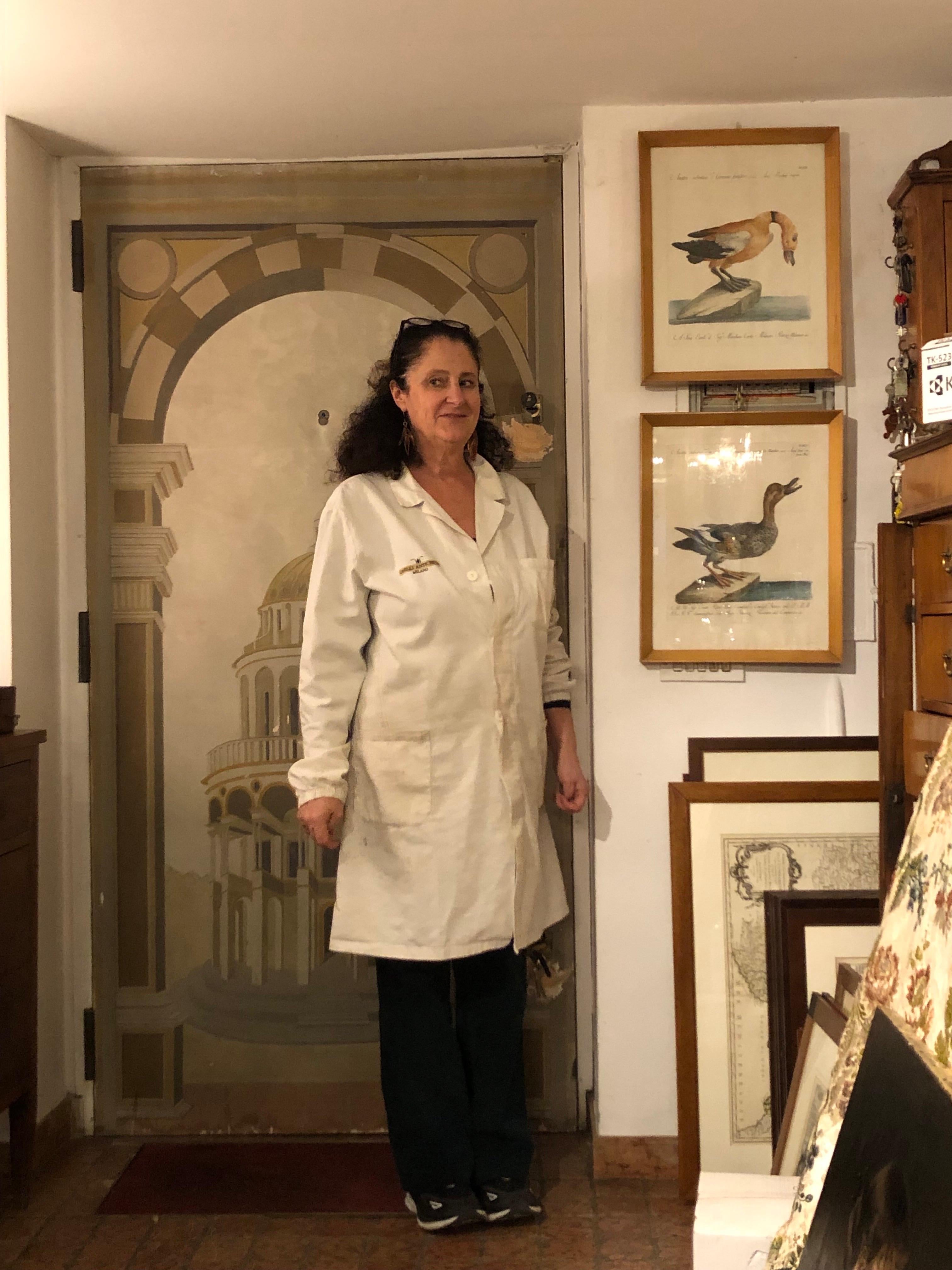 Pareja de grabados con patos coloreados a mano de Saverio Manetti Siglo XVIII Madera en venta