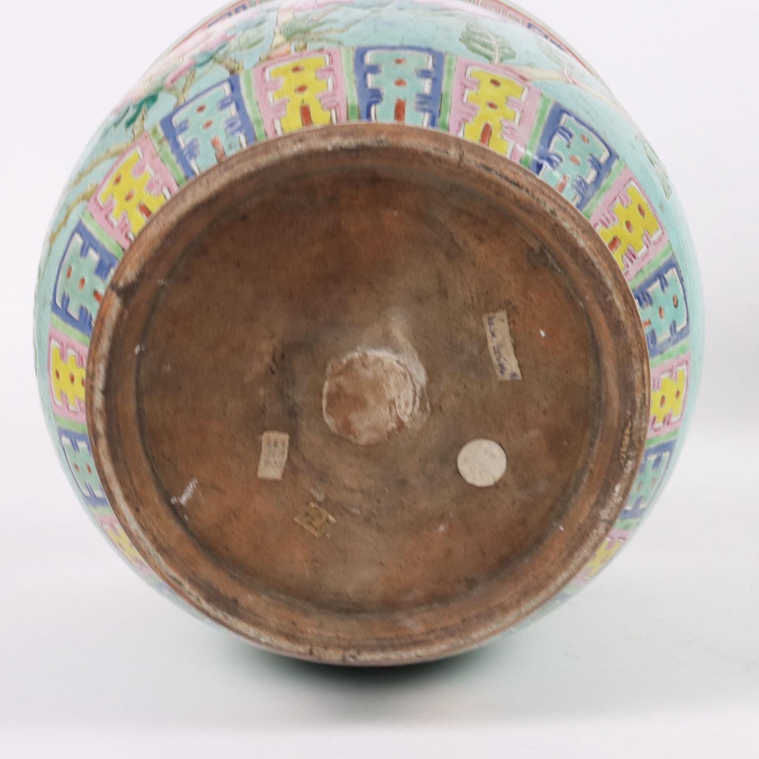 Coppia di Jardiniere Cina, in Keramik, XX secolo im Angebot 3