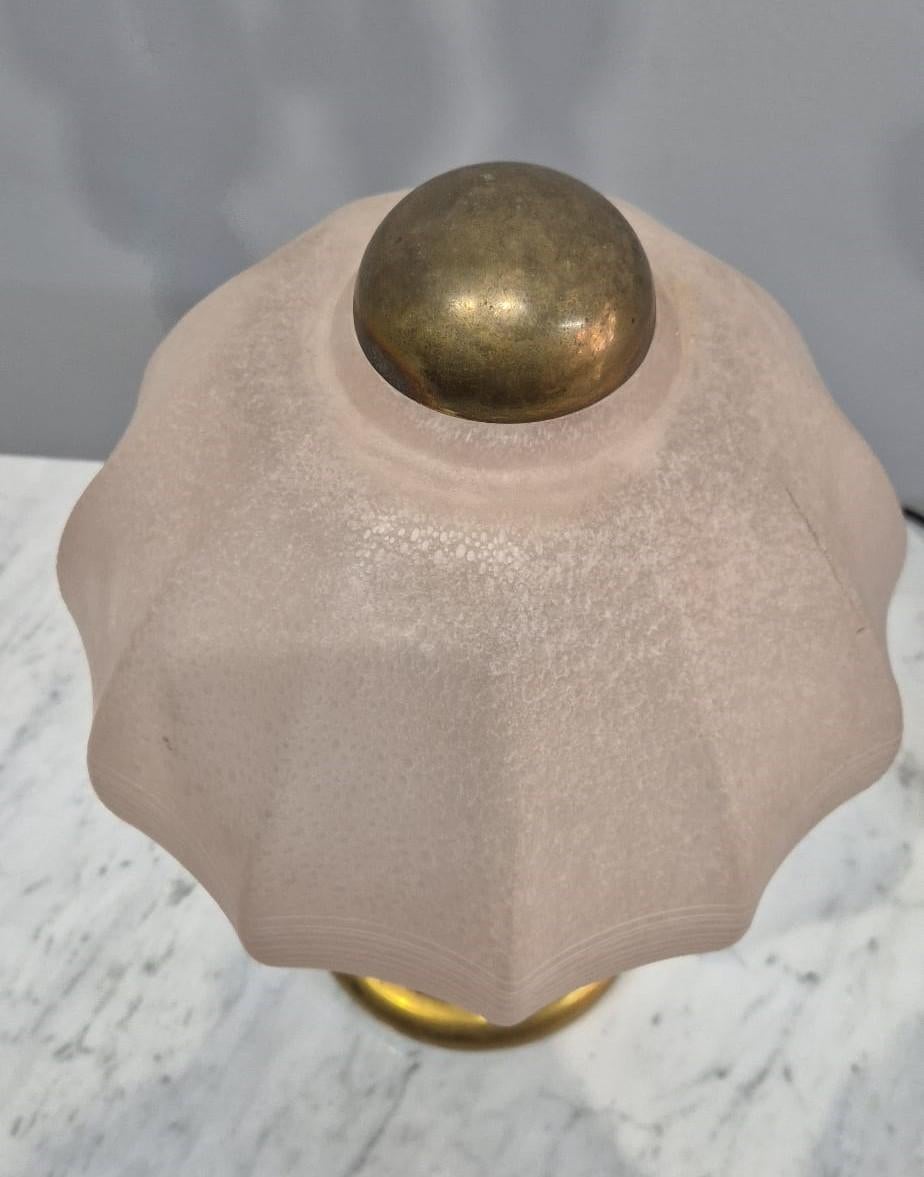 Coppia di lampada da tavolo aus vetro di Murano di F. Fabbian, Anni 70, Coppia di lampada da tavolo im Angebot 5