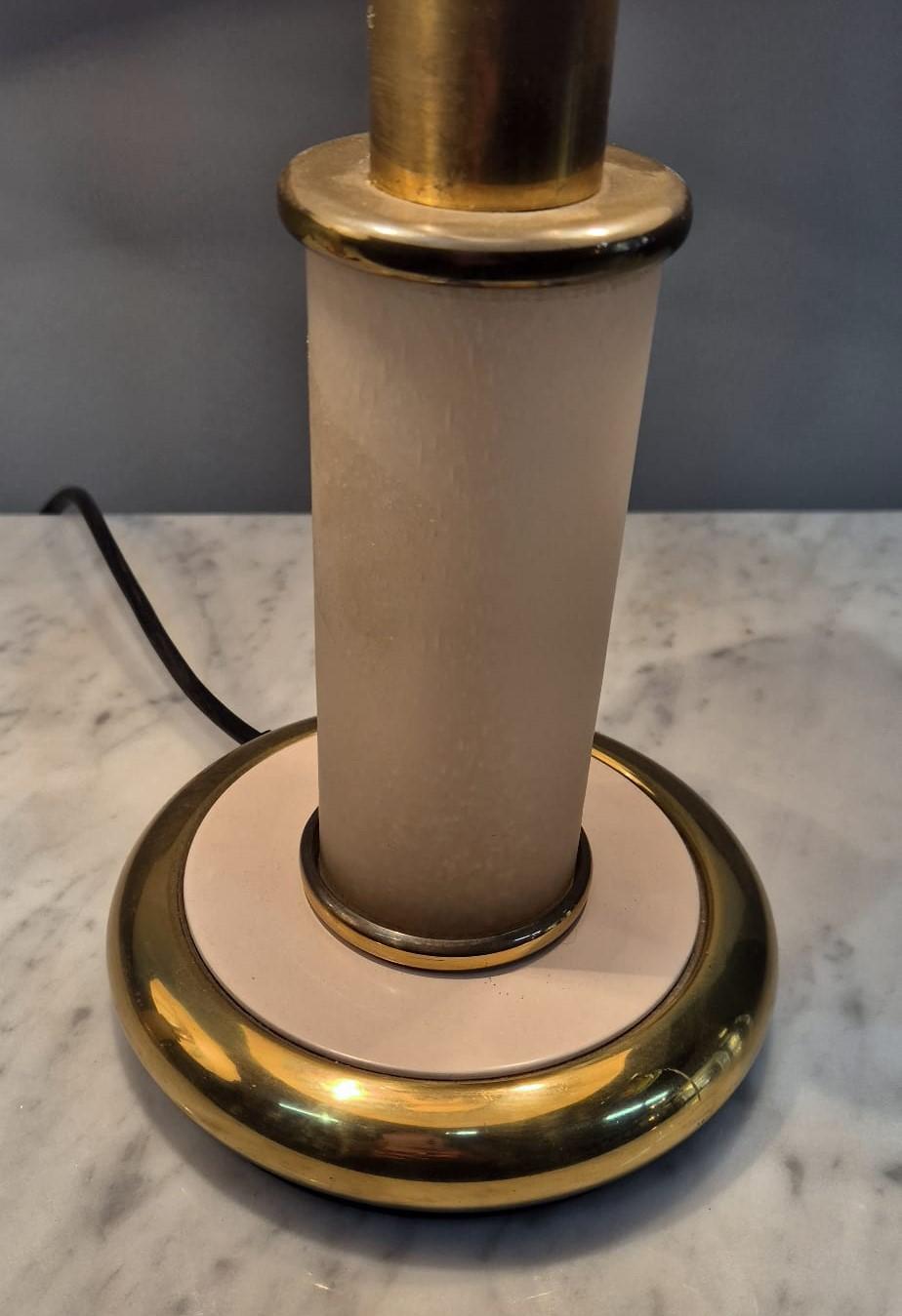 Coppia di lampada da tavolo in vetro di Murano di F. Fabbian, anni '70 For Sale 7