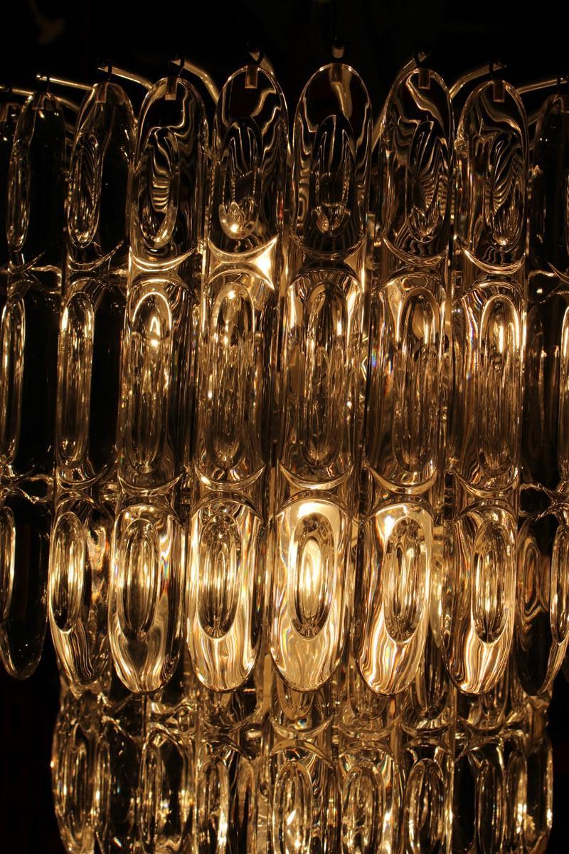 Coppia di Lampadari Stilkronen 1960 Oscar Torlasco Made in Italy Diamanti in vendita 10