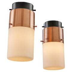 Paar Stilnovo-Lampen '1245' 1960er Jahre