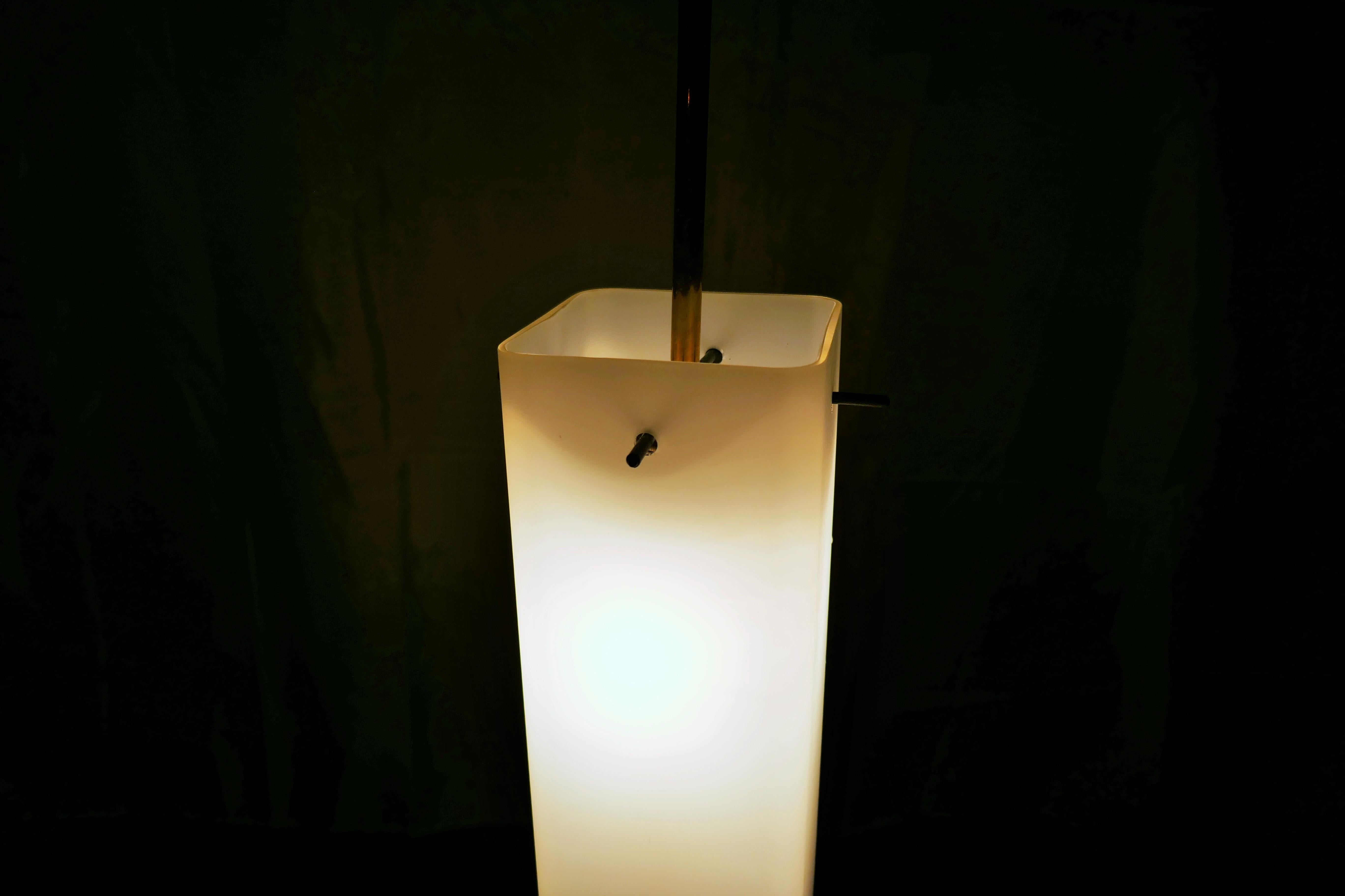 Paire de lampes suspendues attribuées à Stilnovo en vente 7