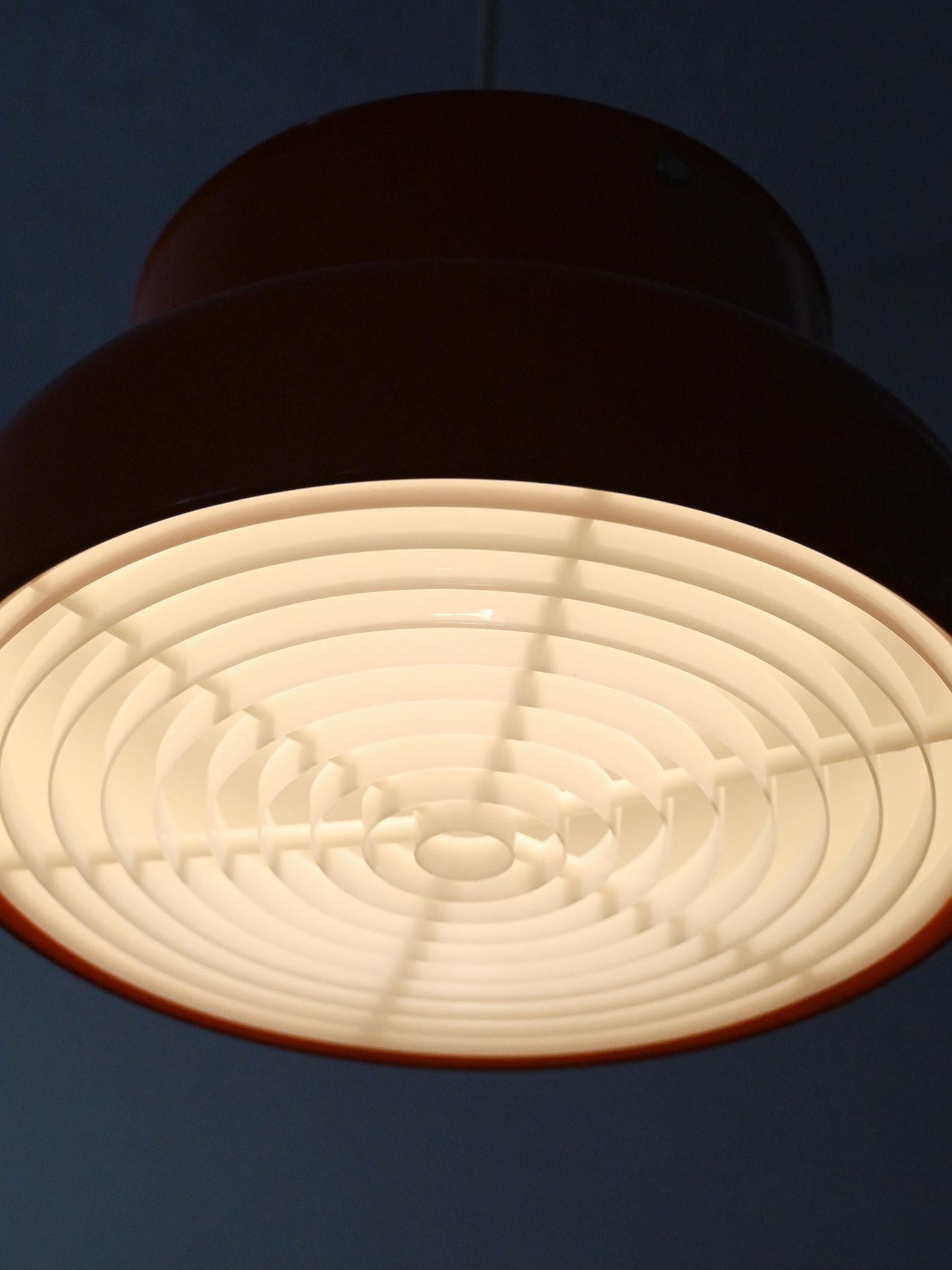 Paire de lampes suspendues orange 'Bumling' par Anders Pehrson Bon état - En vente à Brescia, IT