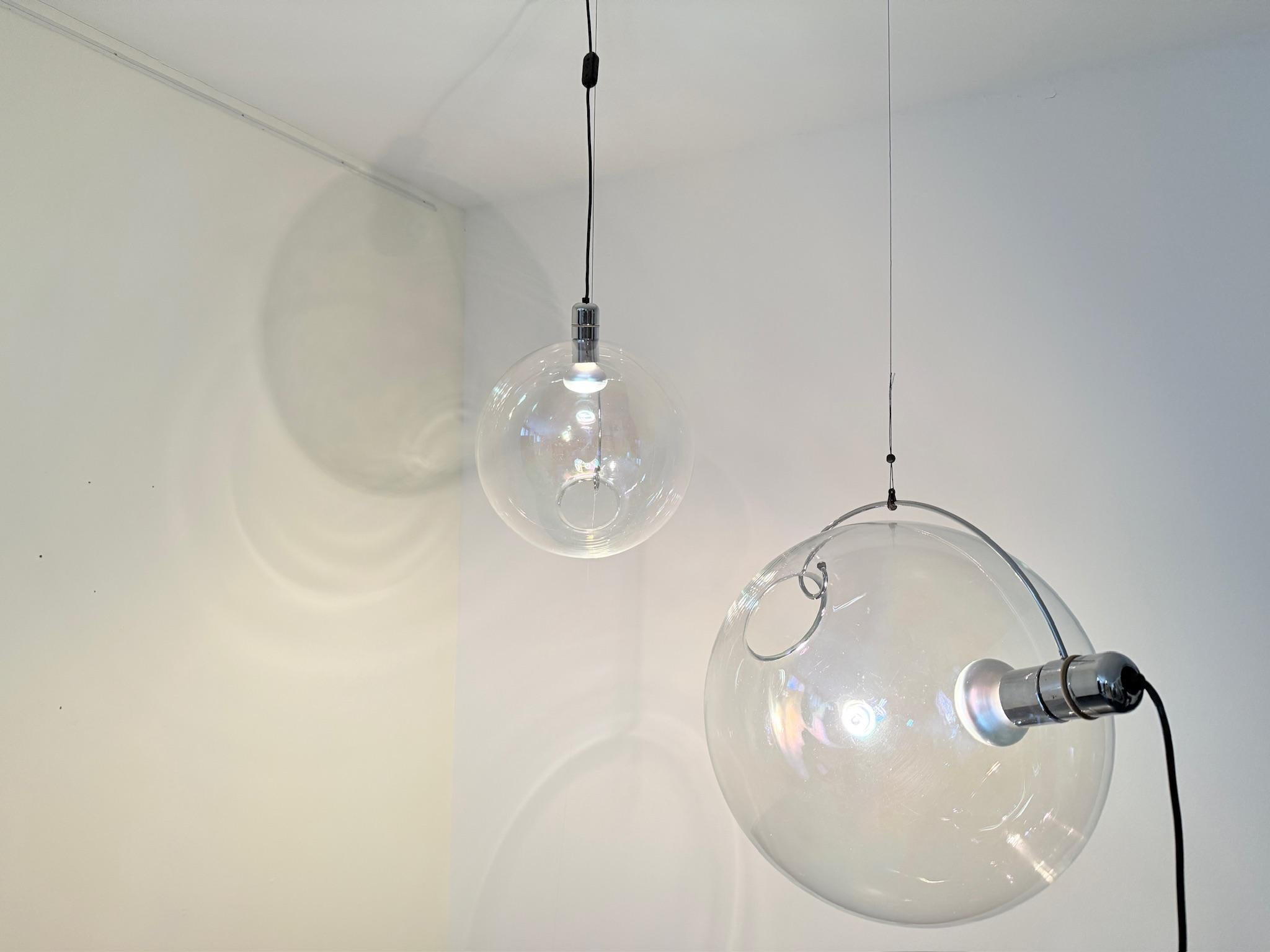 Italian Coppia di lampade a sospensione Sona, design Carlo Nason per Lumenform