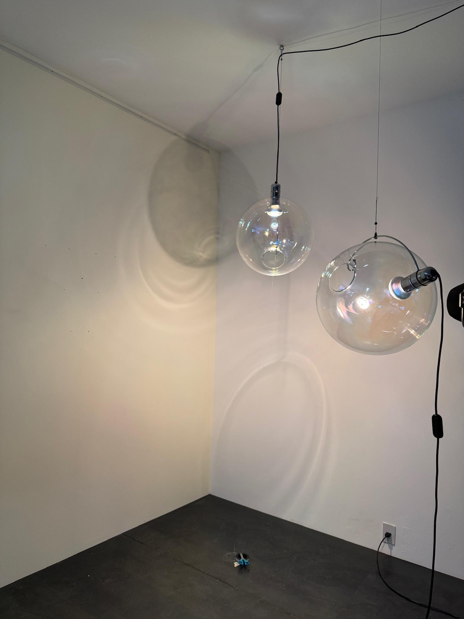 Coppia di lampade a sospensione Sona, design Carlo Nason per Lumenform In condizioni buone a Milano, Lombardia