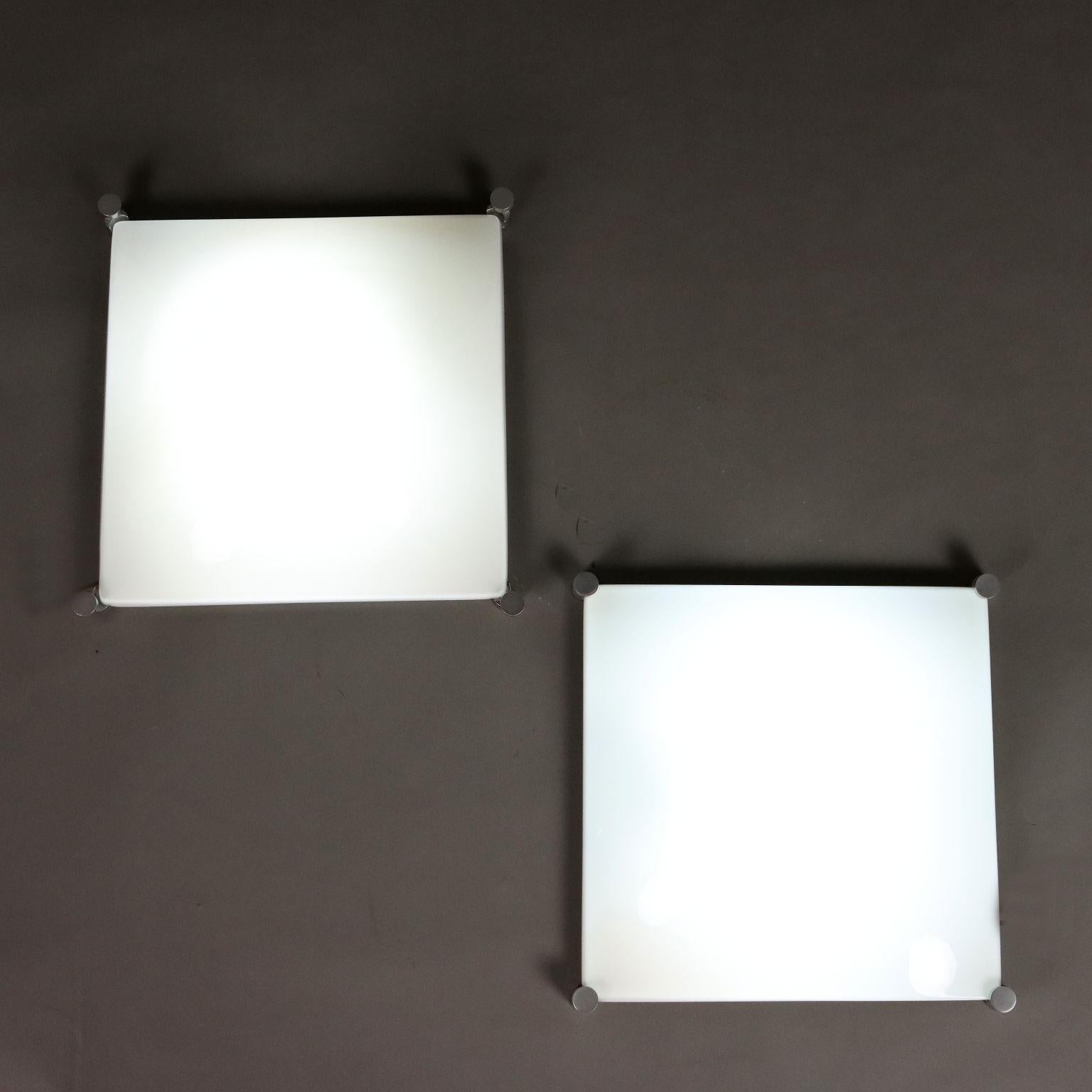italien Paire de lampes 'Bolla' par Elio Martinelli pour Martinelli Luce 70s-80s en vente