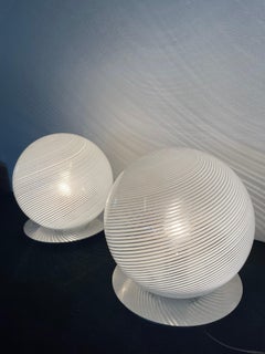 Pair of lamps by L. Diaz De Santillan for Venini, 1970