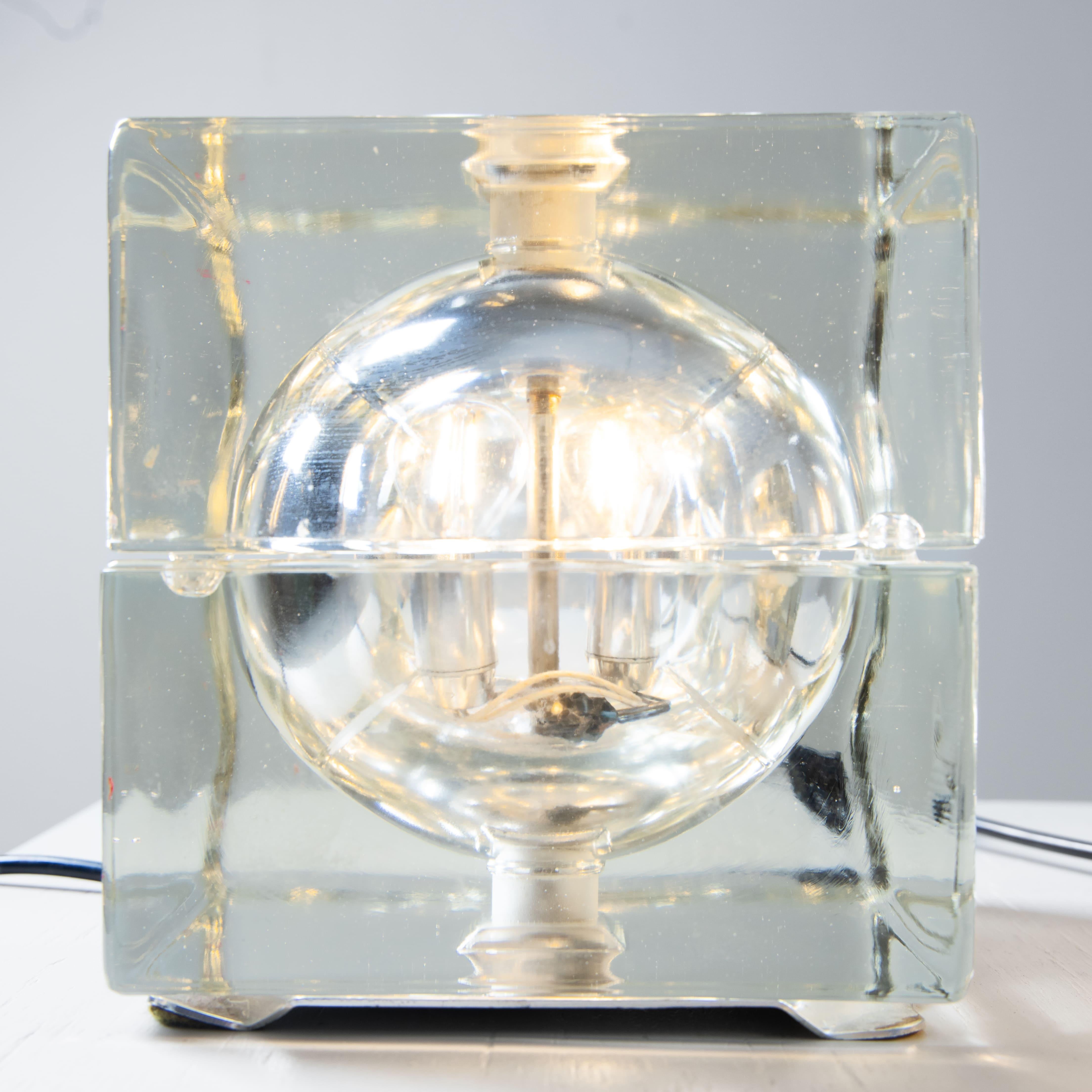 Cubosfera pair of lamps, Alessandro Mendini, Fidenza Vetraria For Sale 6