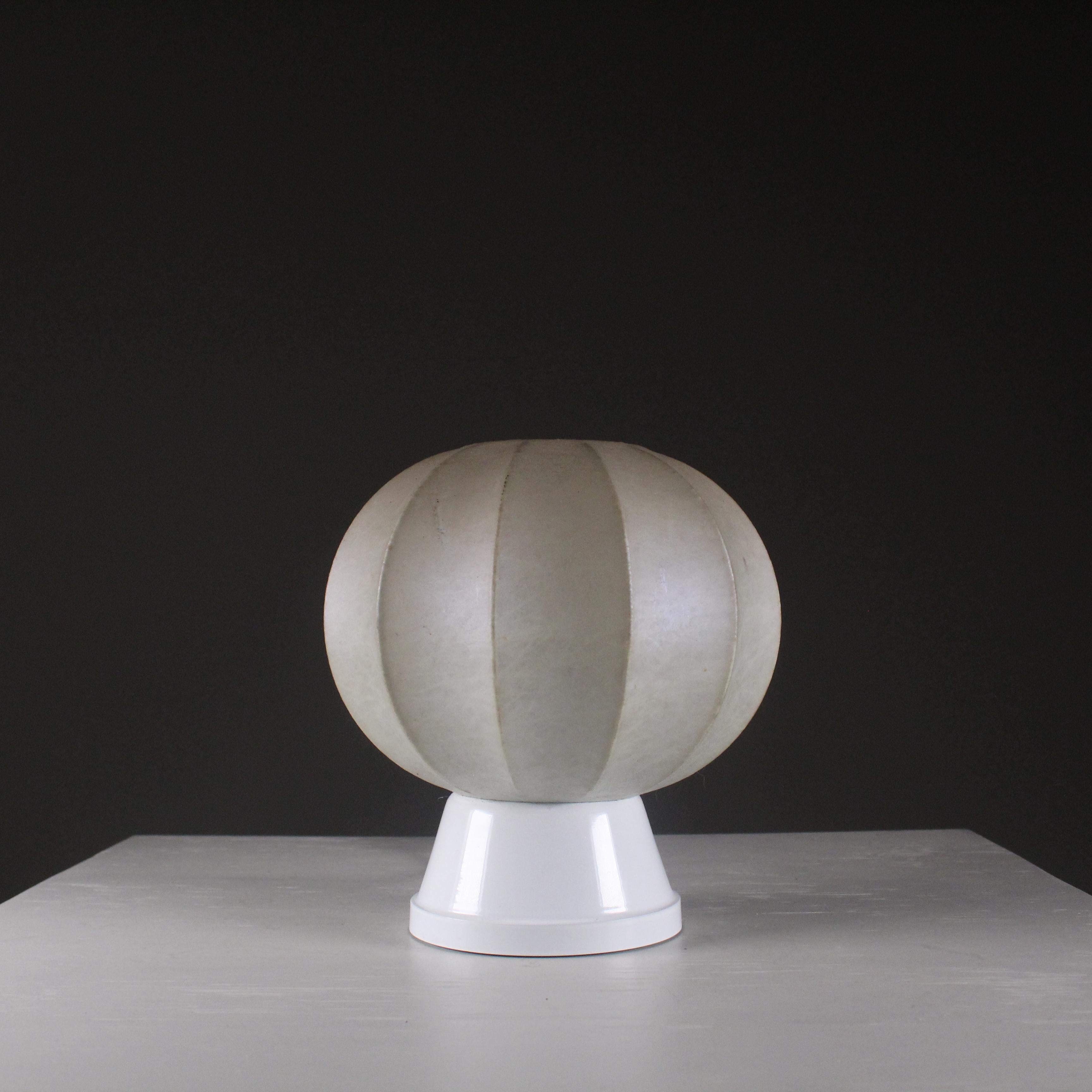 Mid-Century Modern Pair of cocoon bedside lamps, Eisenkeil, Licht Studio,  1960 For Sale