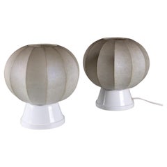 Pareja de lámparas de cabecera cocoon, Eisenkeil, Licht Studio,  1960