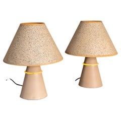 Coppia di lampade da comodino, Luci Illuminazione, Milano, 1980