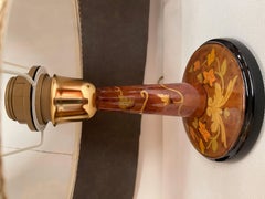 Coppia di lampade da comodino vintage in stile classico italiano degli anni '70