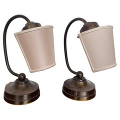 Coppia di lampade da comodino vintage italian anni '60