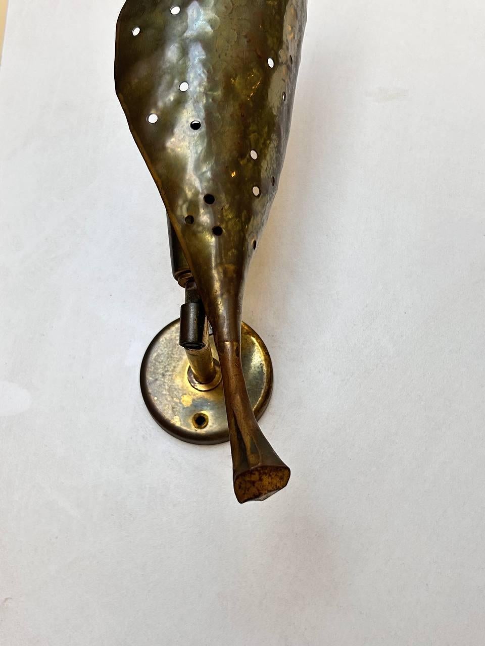 Pair of wall lamps by Angelo Lelli for Arredoluce For Sale 4