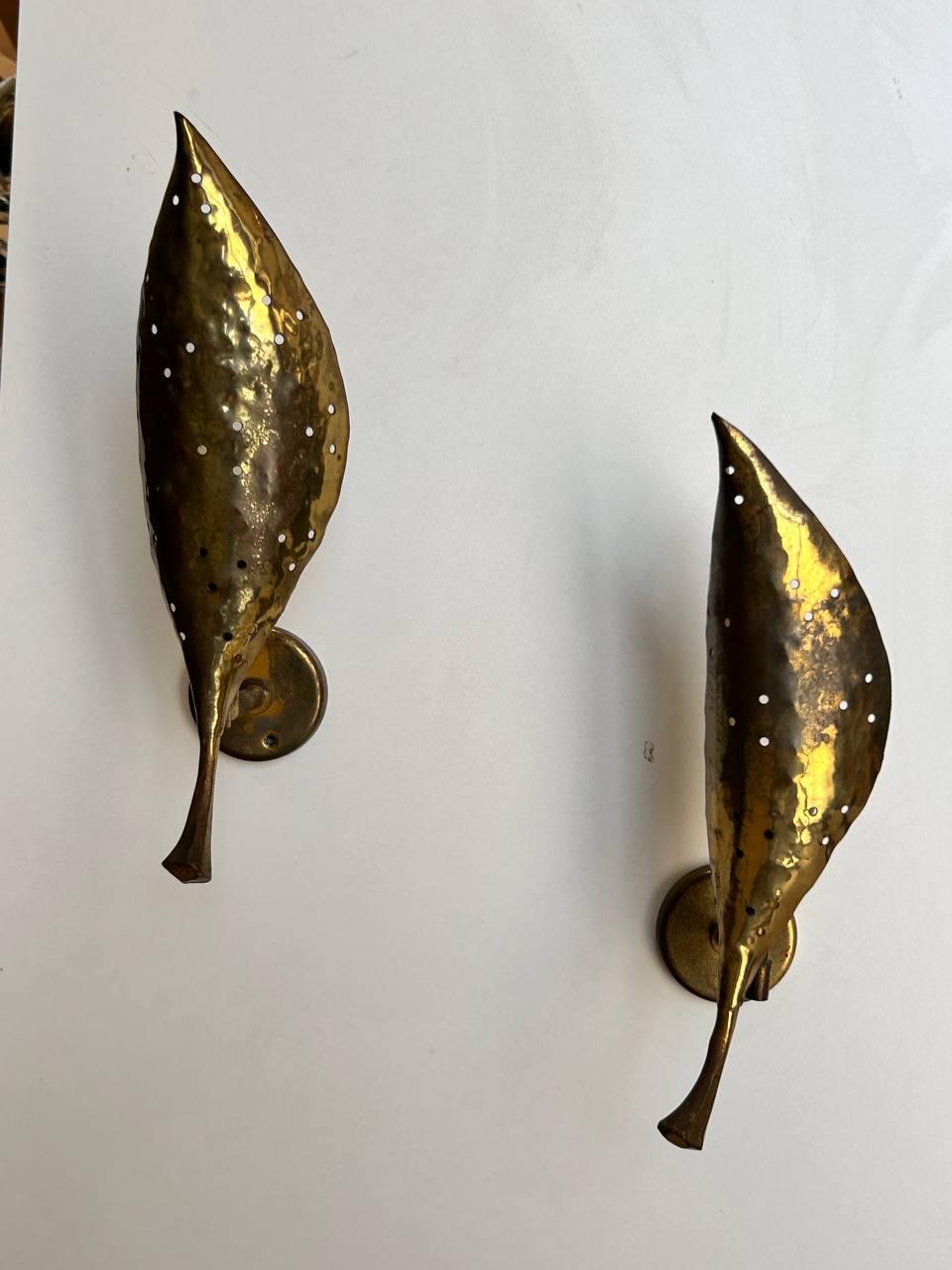 Pair of wall lamps by Angelo Lelli for Arredoluce For Sale 6