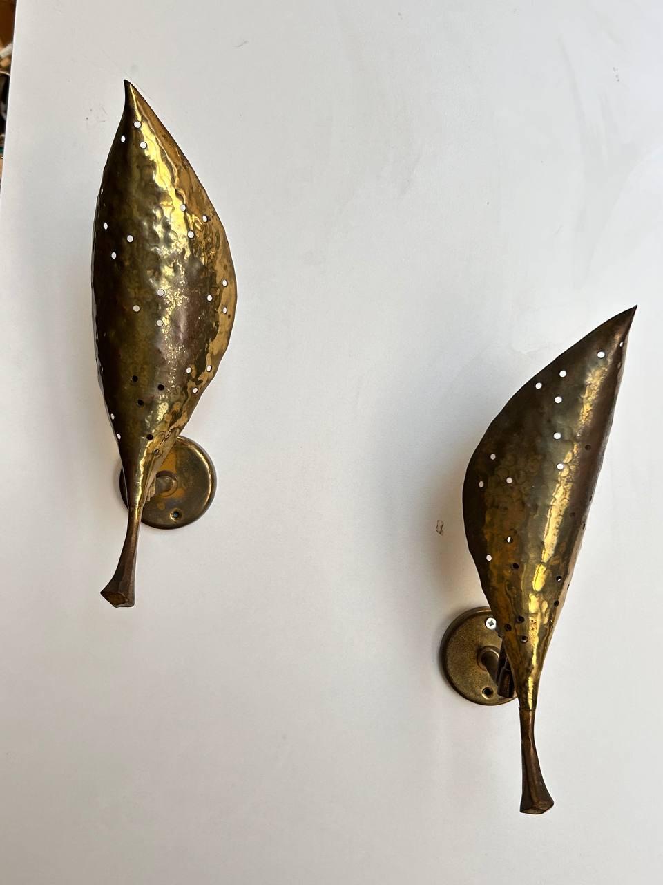 Pair of wall lamps by Angelo Lelli for Arredoluce For Sale 7