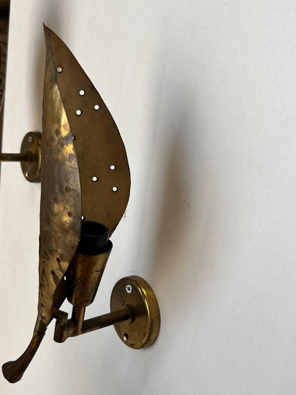 Mid-20th Century Pair of wall lamps by Angelo Lelli for Arredoluce For Sale