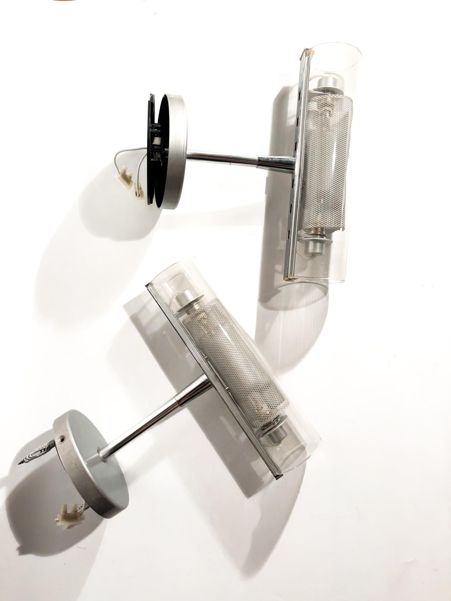 Coppia di Lampade da Parete 'Acheo' di Gianfranco Frattini per Artemide Anni 80 en Bueno estado para la venta en Milano, MI