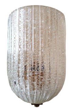 pair of wall lamps sconces barovier&toso 1950s - barovier & toso