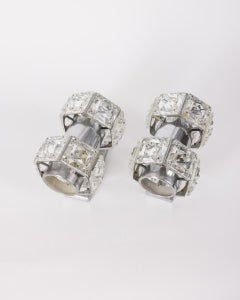 Paar Wandlampen aus Kristall aus den 1960er Jahren, Design Kinkeldey