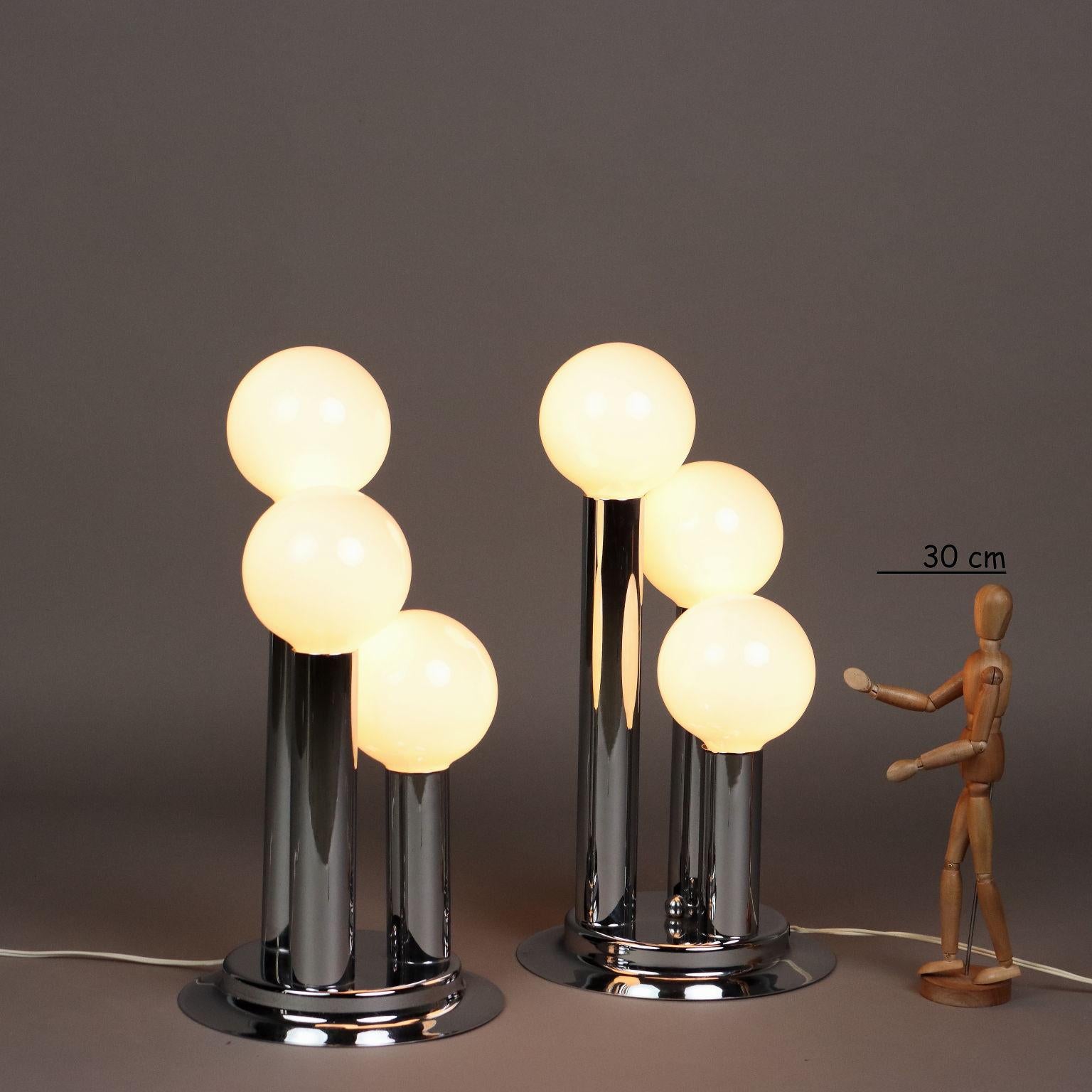 Mid-Century moderno Coppia di Lampade da Tavolo Anni 60-70 in vendita