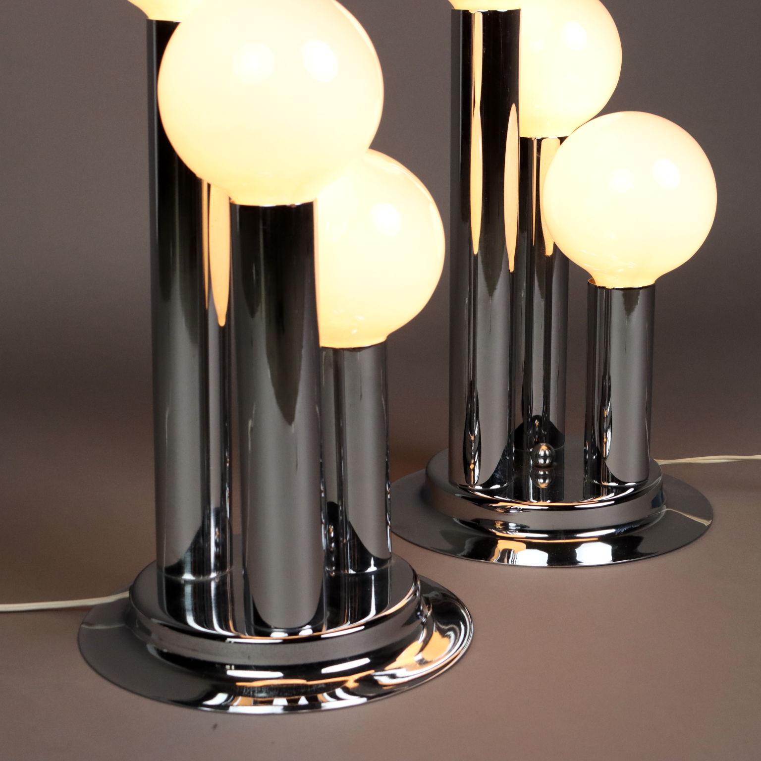 Mid-20th Century Coppia di Lampade da Tavolo Anni 60-70 in vendita