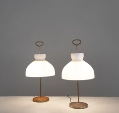 Pair of Arenzano table lamps, Ignazio Gardella, Azucena, 1965