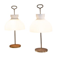 Coppia di lampade da tavolo Arenzano, Ignazio Gardella, Azucena, 1965