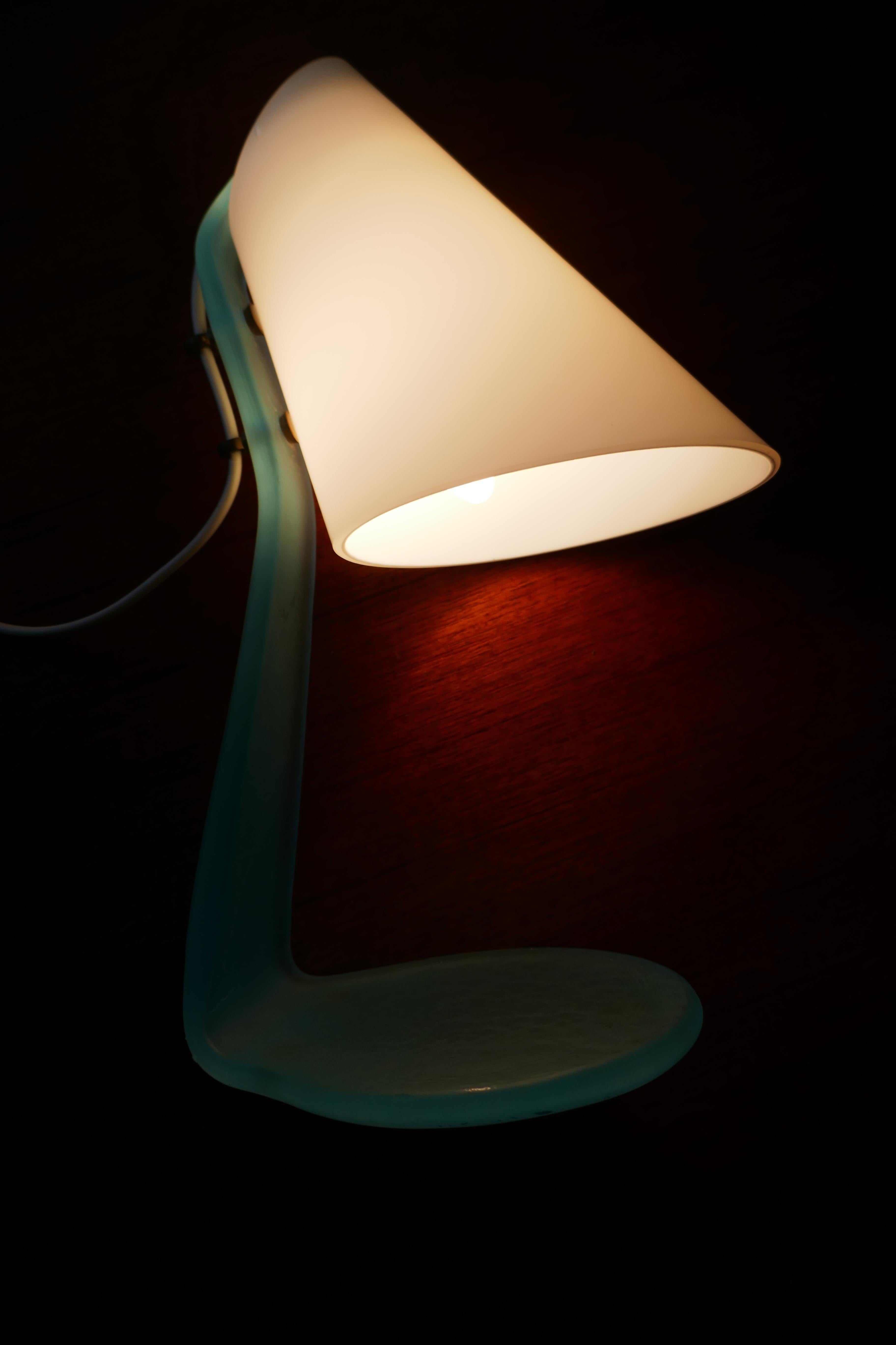 Coppia di lampade da tavolo att. a De Majo Murano in vendita 1