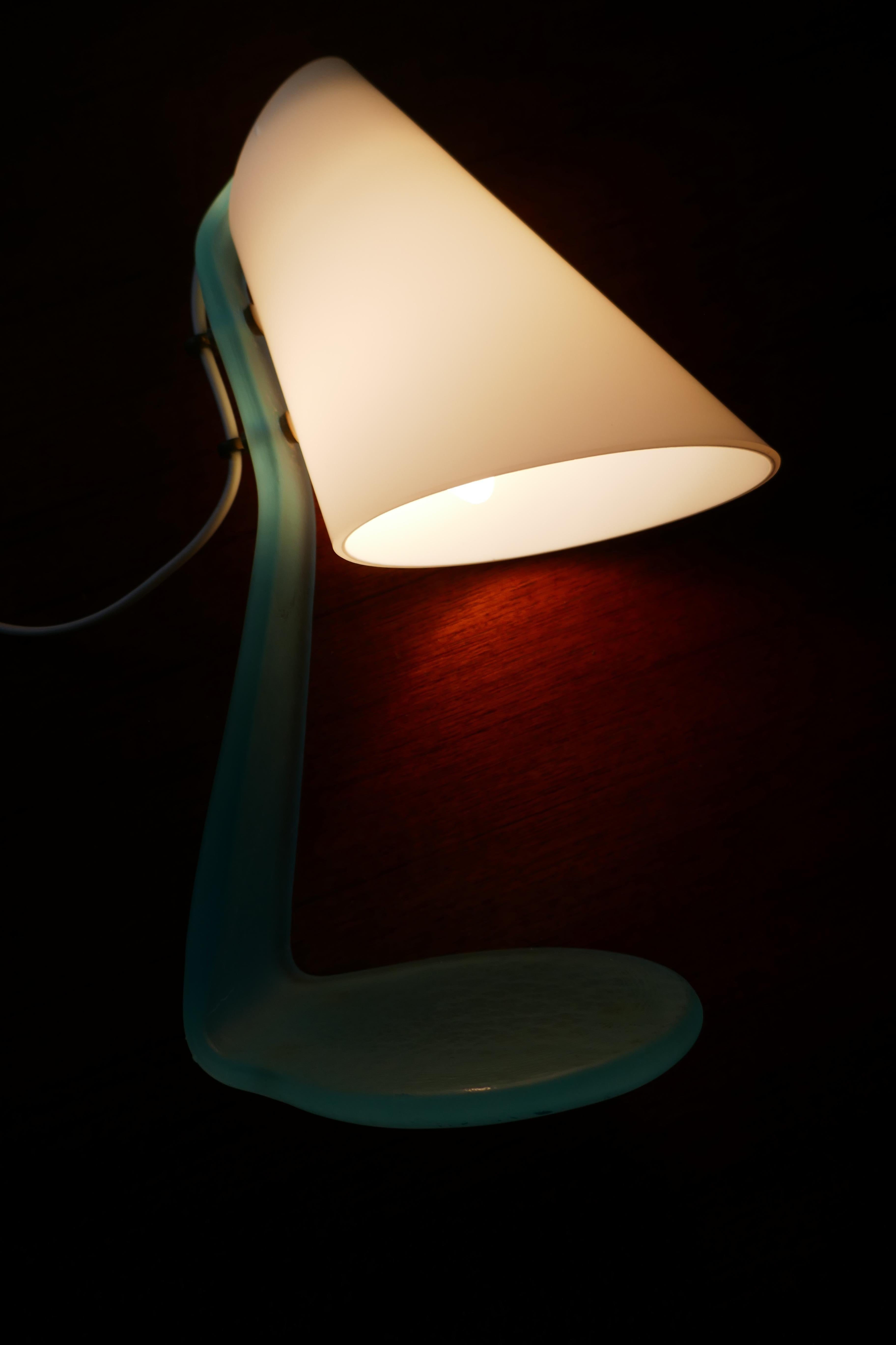 Paar Tischlampen att. a De Majo Murano im Angebot 1