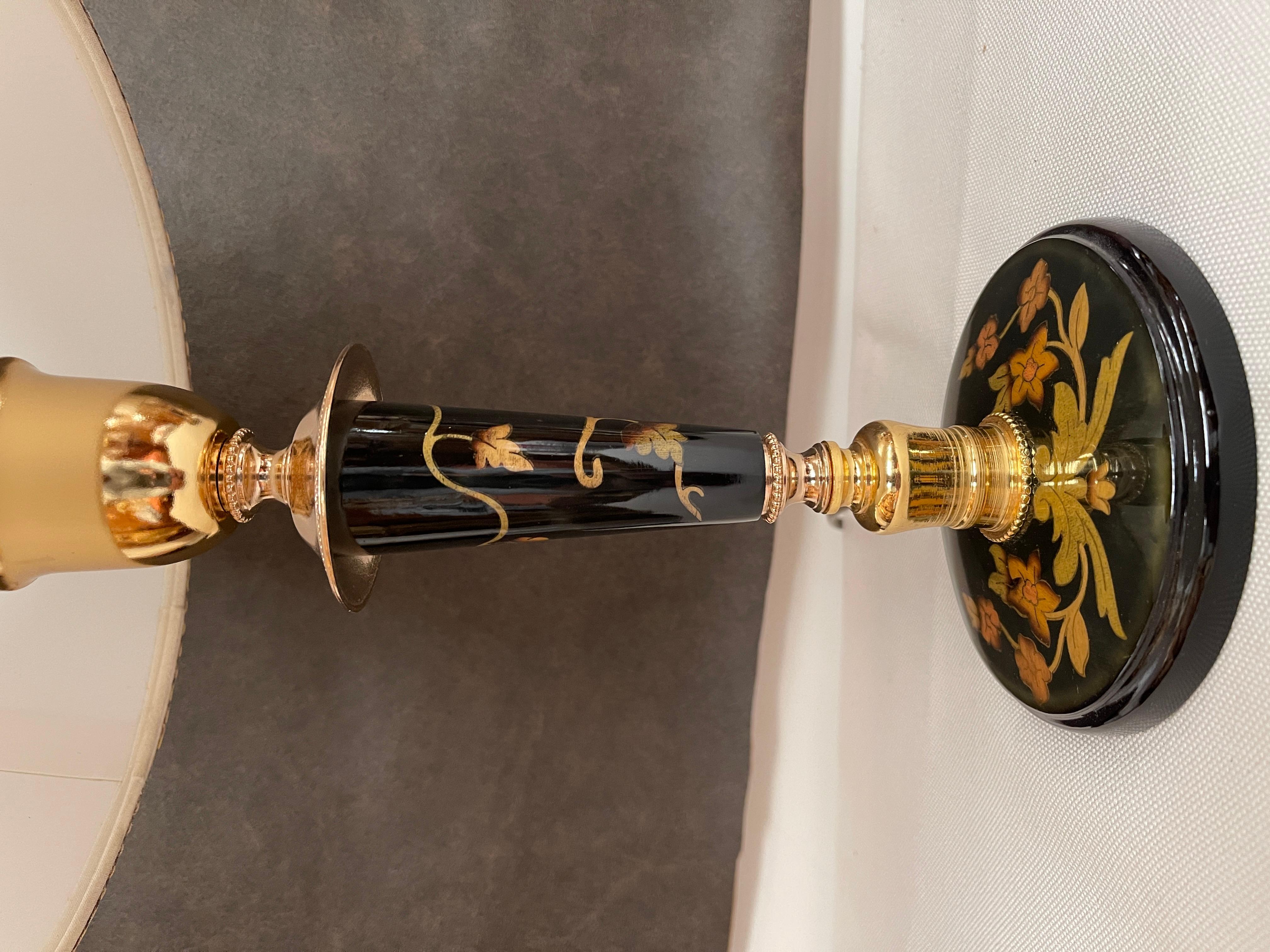 Coppia di lampade da tavolo classiche italiane vintage degli anni '90 en venta 3