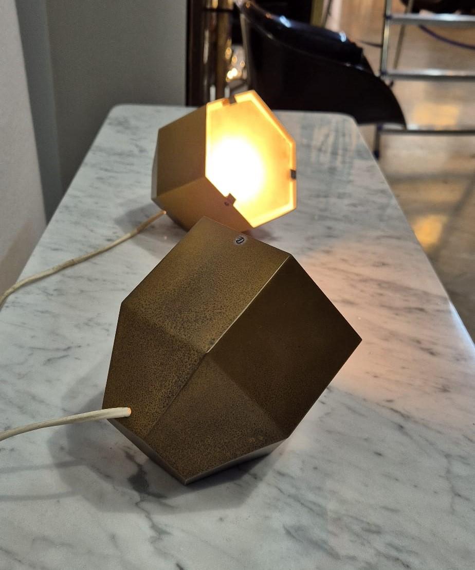 Coppia di lampade da tavolo designer Max Ingrand pour Fontana Arte en vente 4