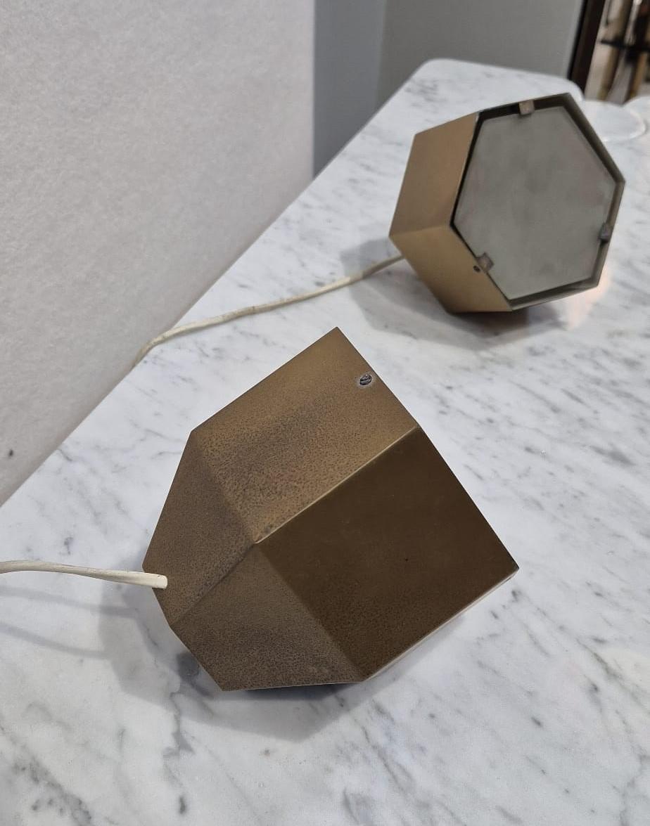 Italian Coppia di lampade da tavolo designer Max Ingrand per Fontana Arte For Sale
