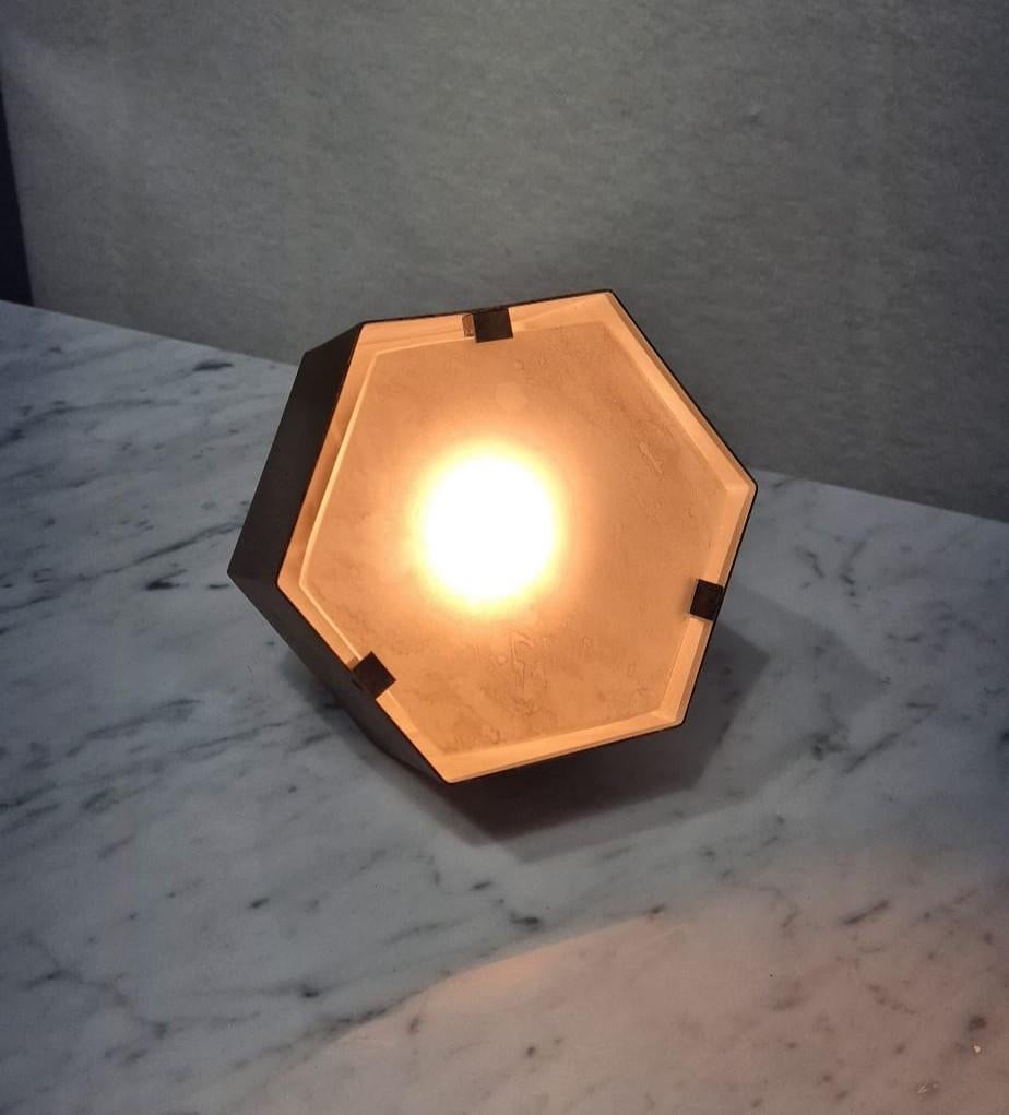 Laiton Coppia di lampade da tavolo designer Max Ingrand pour Fontana Arte en vente