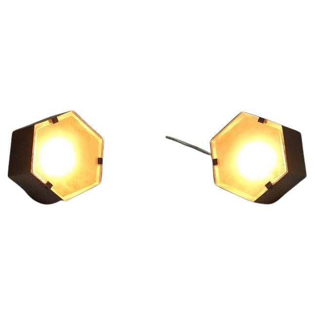Pair of table lamps designer Max Ingrand for Fontana Arte